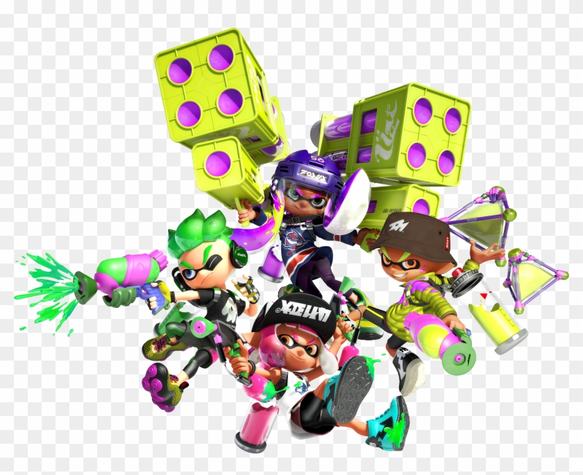 Png Characters - Splatoon 2 Vs Fortnite Clipart #1959530