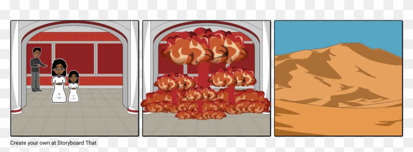 Blown-up Mosque Clipart