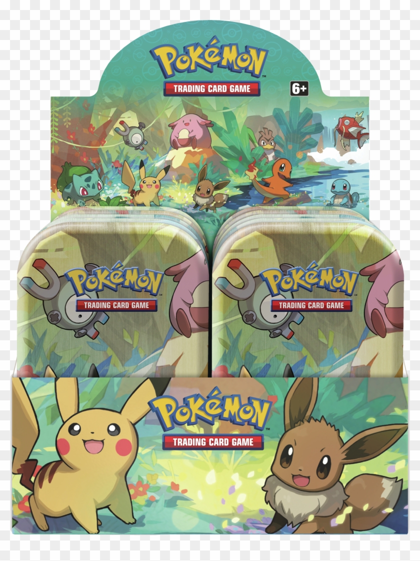 Pokemon Kanto Friends Mini Tin Clipart #1959796