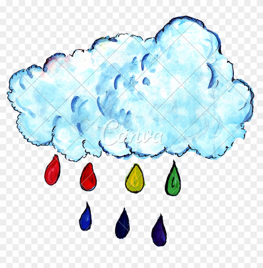 Drawing Cloud Rainbows Clipart