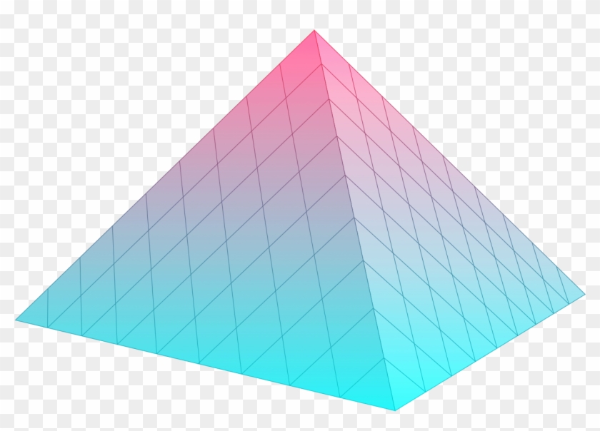 Transparent Pyramid Vaporwave Picture Download Clipart