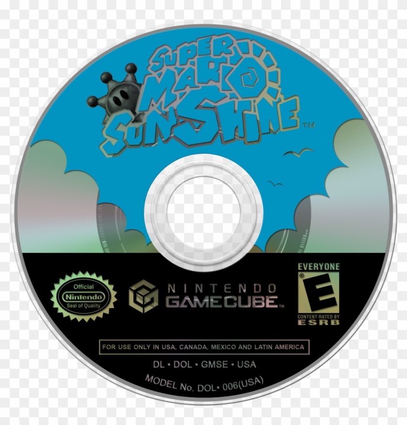 Super Mario Sunshine - Mario Party 6 Gamecube Cds Clipart