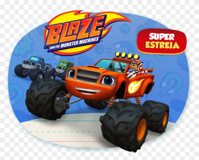 Walltastic 44524 Blaze And The Monster Machines Wallpaper Clipart #1960293