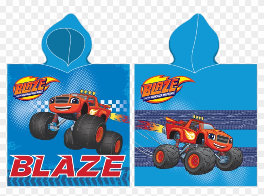 Blaze And The Monster Machines - Poncho Clipart #1960498