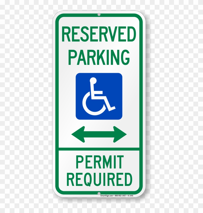 Handicap Parking Signs Handicapped - Parking Sign Clipart #1960573