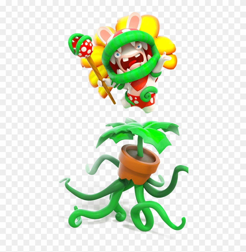 Super Mario Sunshine Mecha Bowser - Mario Rabbids Piranha Plant Clipart