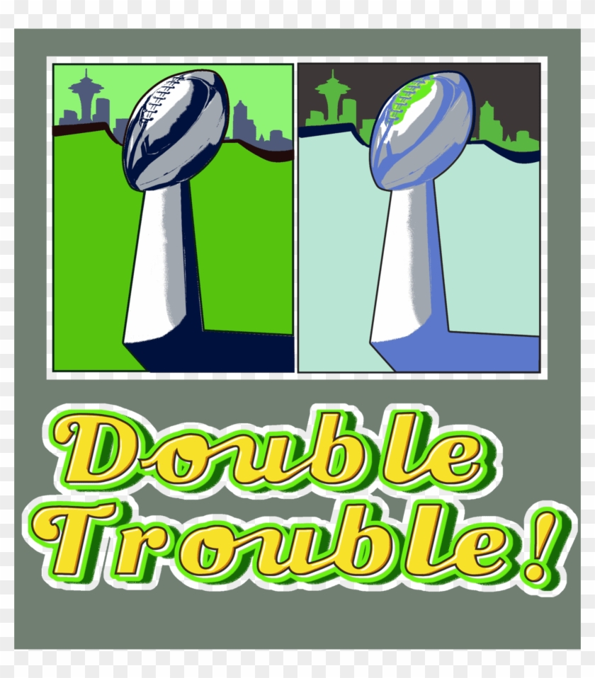 Seattle Seahawks Tshirt Front2 Smaller Clipart #1960640