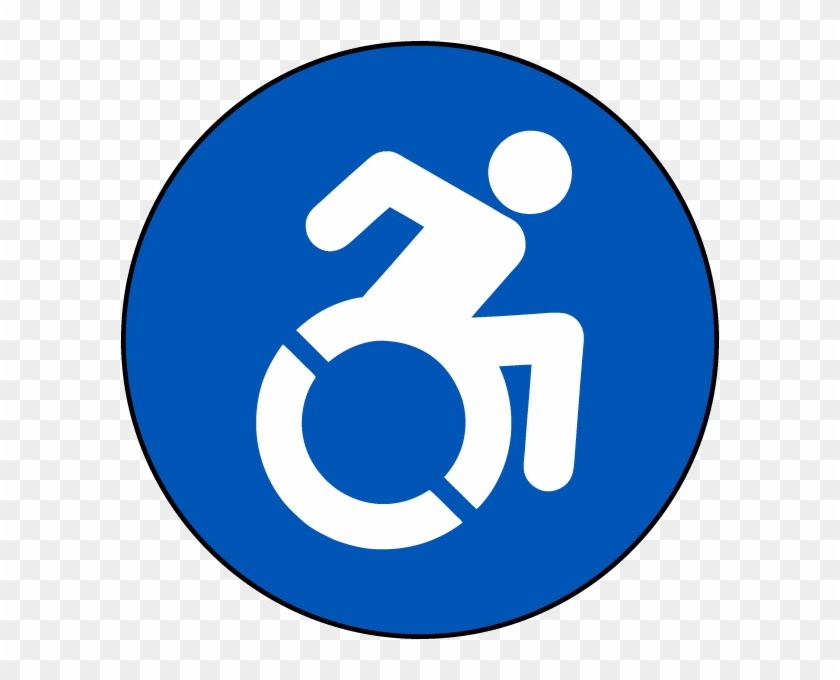 New Accessible Symbol - Handicap Symbol Clipart