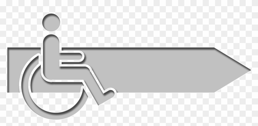 Arrow Direction Wheelchair Clipart #1960808