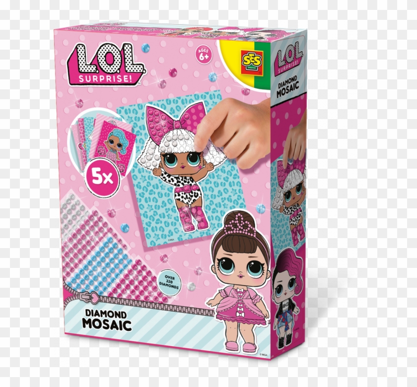 L - O - L - Diamond Mosaic Clipart