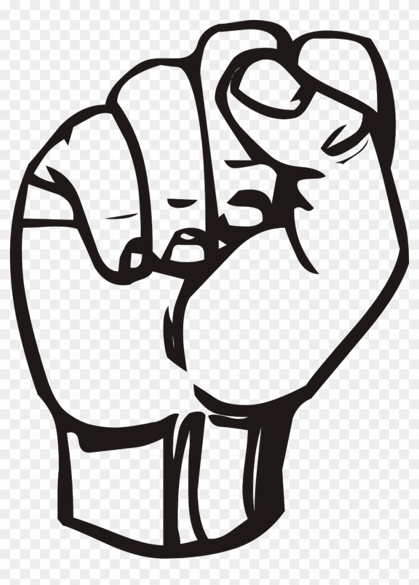 Sign Language Hand Gesture Clipart