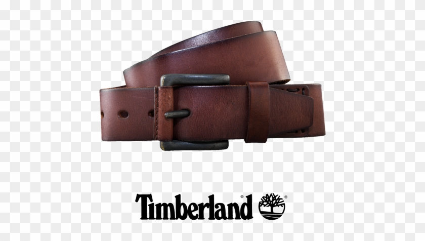 ~timberland Vintage Leather Logo Brown Belt Clipart #1961315