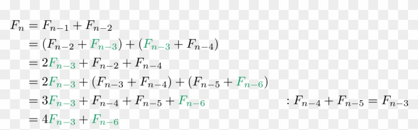 If We Can Express Fn Using Fn 3 And Fn 6 Only, Then Clipart