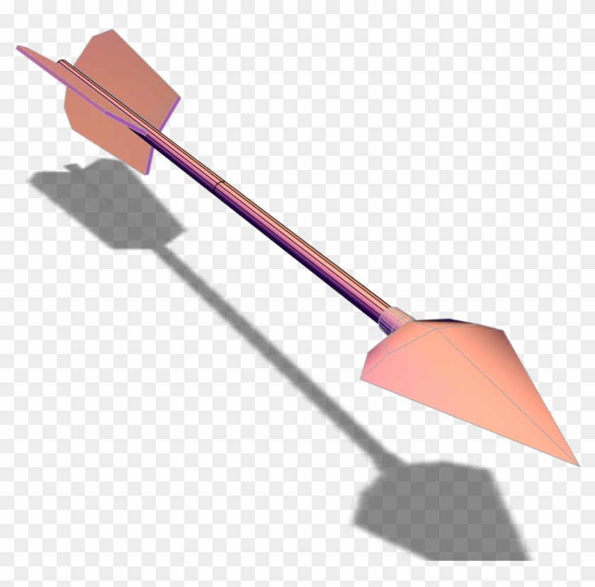 Low Poly Arrow - Flyswatter Clipart #1961456