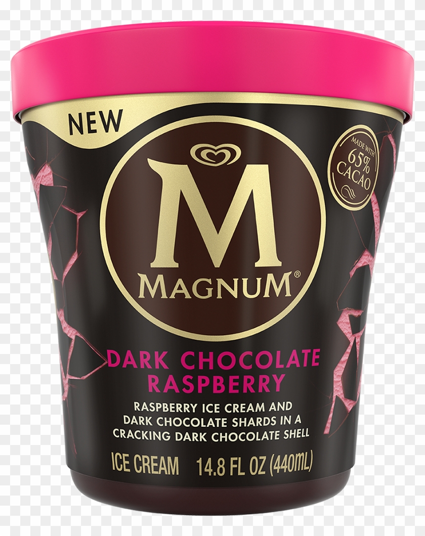 Magnum Dark Chocolate Raspberry - Magnum Dark Chocolate Raspberry Ice Cream Clipart #1961489