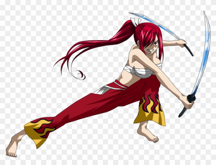 Erza Scarlet Png - Erza Png Chibi Fairy Tail Clipart