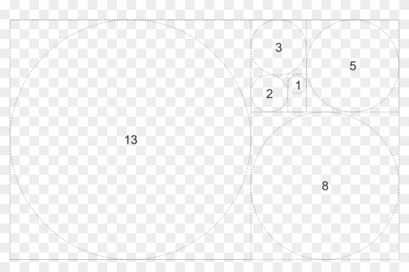 Golden Ratio - Circle Clipart #1961873