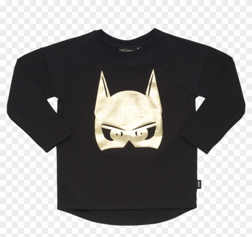 Metallic Batman Long Sleeve Tshirt Clipart #1962696