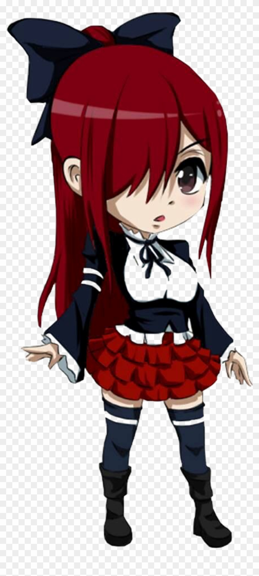 #erza #erzascarlet #fairytail #anime #chibi #kawaii - Fairy Tail Chibi Erza Clipart
