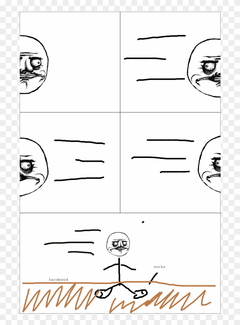 Hardwood Socks = Win Rage Comics, Funny Memes, Funny - Me Gusta Meme Clipart