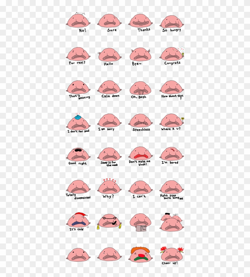Bubba The Deep Sea Blob Fish , Png Download Clipart