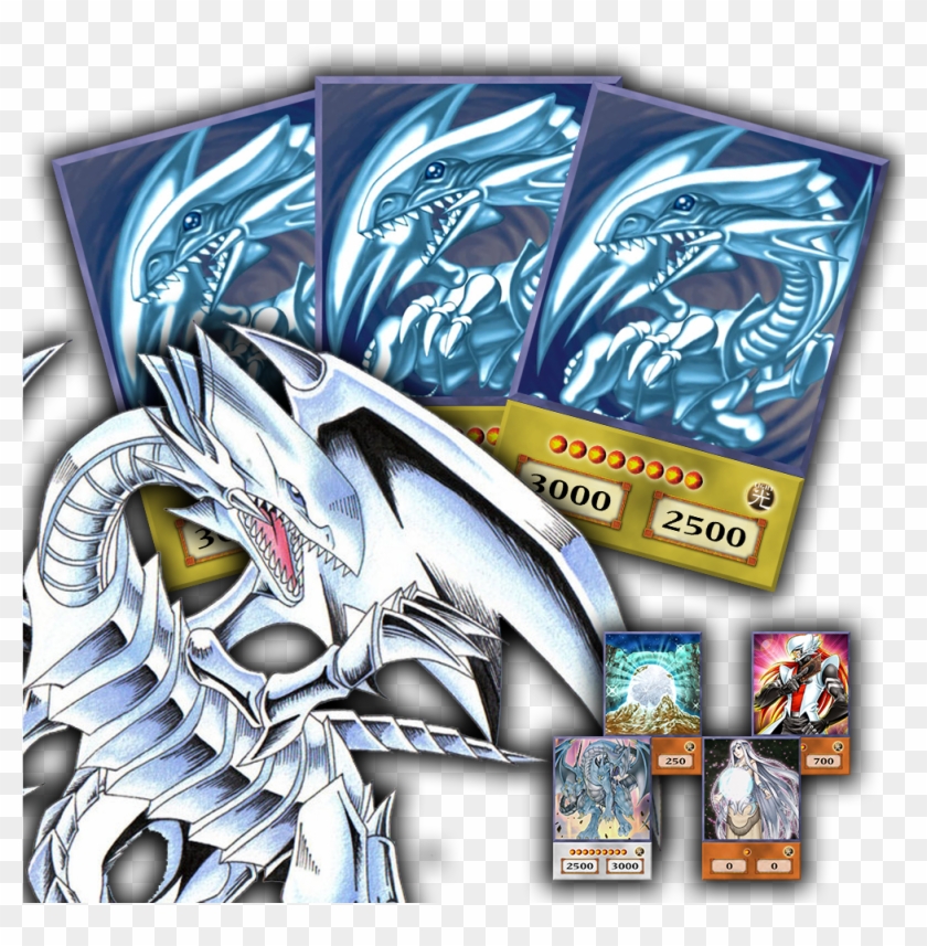 Blue Eyes Deck (anime Deck) - Blue Eyes White Dragon Banner Clipart #1963122