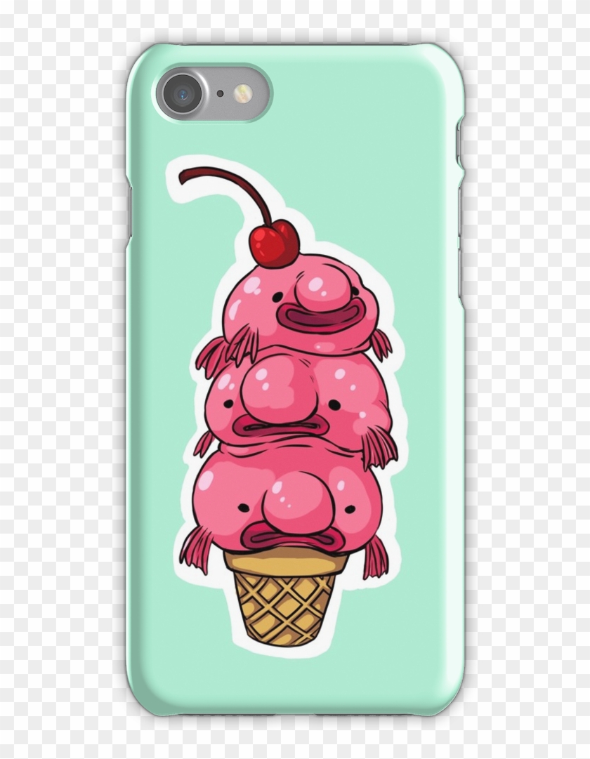 Blobfish Sweeties Iphone 7 Snap Case Clipart