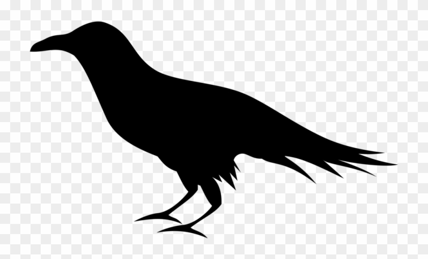 Pin Flying Raven Clipart - Raven Transparent Background Png #1963701