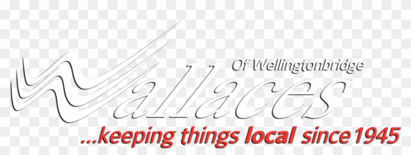 Wallaces Ltd Logo Wallaces Wellingtonbridge - Calligraphy Clipart