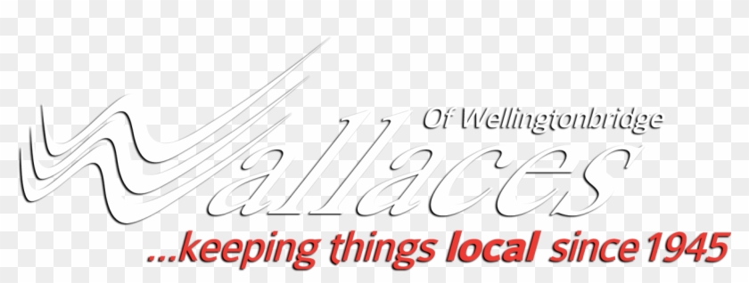 Wallaces Ltd Logo Wallaces Wellingtonbridge - Calligraphy Clipart #1963936