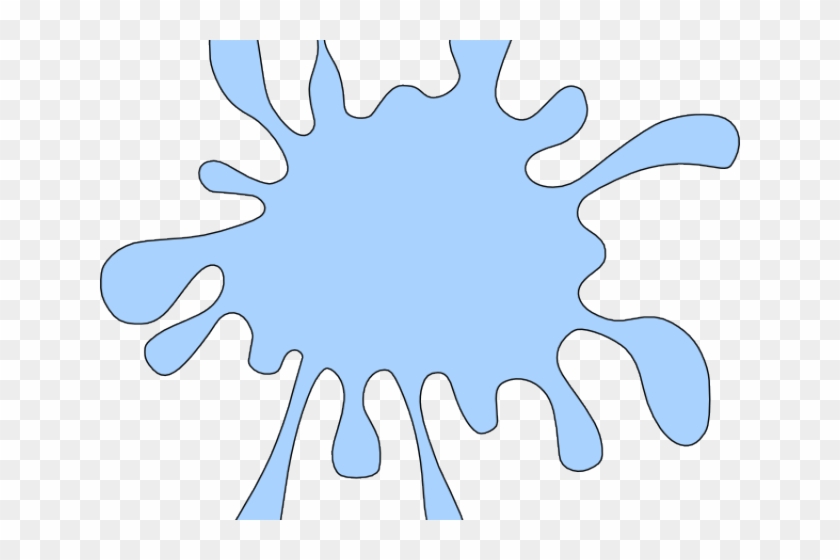 Light Blue Clipart - Orange Color Splash Clip Art - Png Download