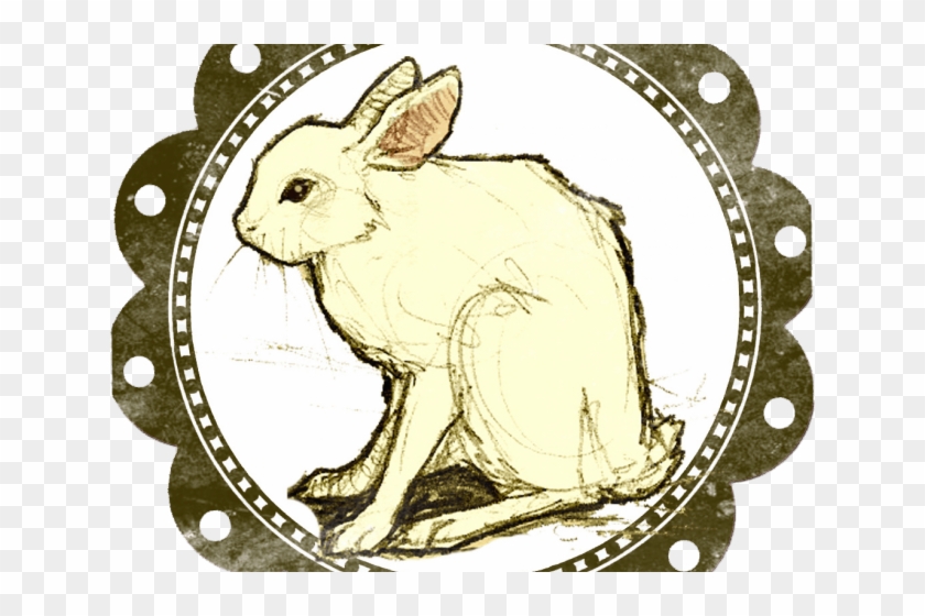 Rare Clipart Charm - Follow The White Rabbit - Png Download