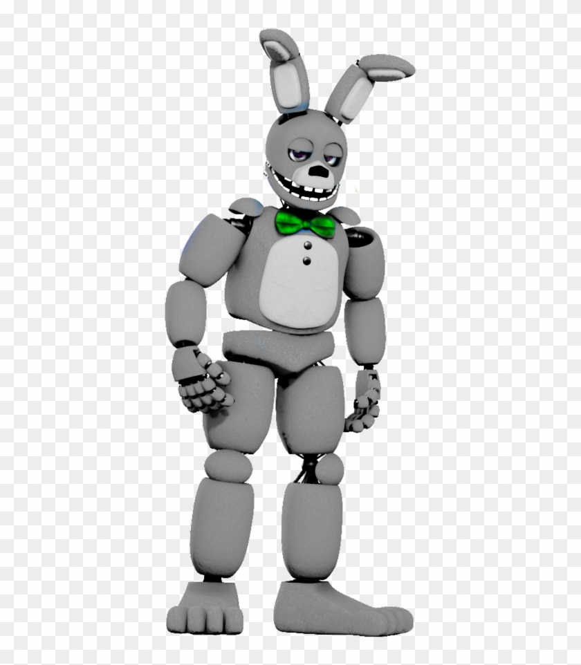 #fnaf White Rabbit - Fnaf Withered Spring Bonnie Clipart
