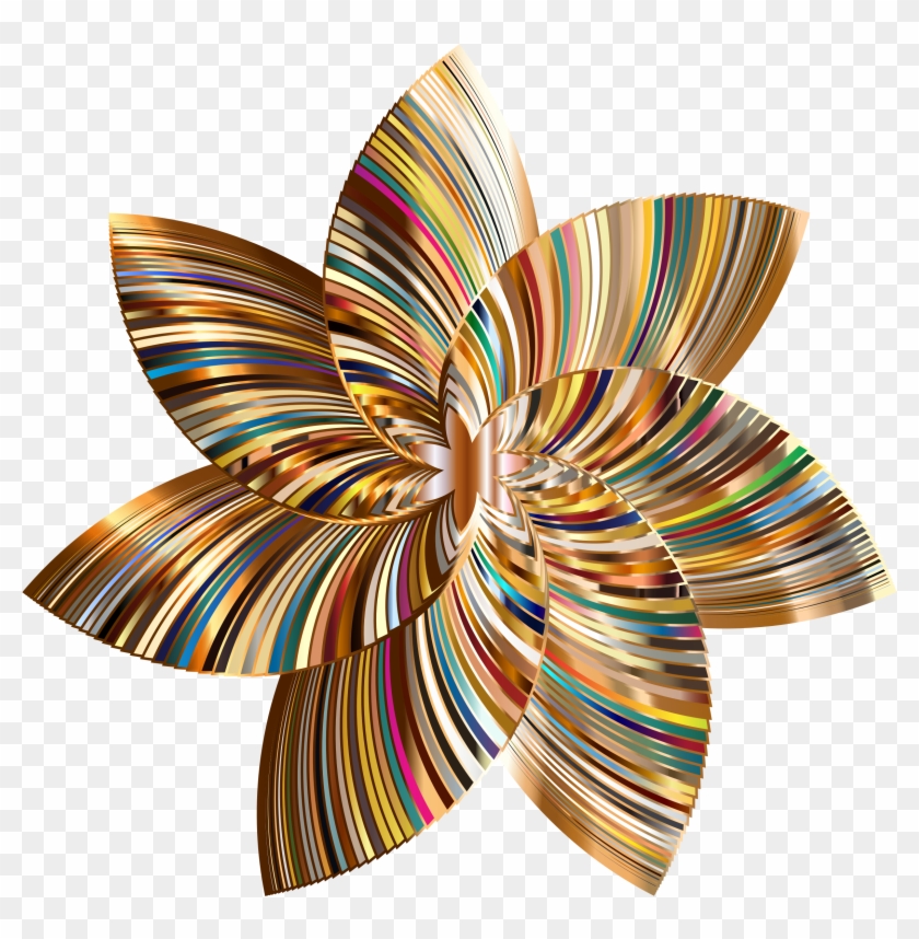 This Free Icons Png Design Of Colorful Flower Line Clipart