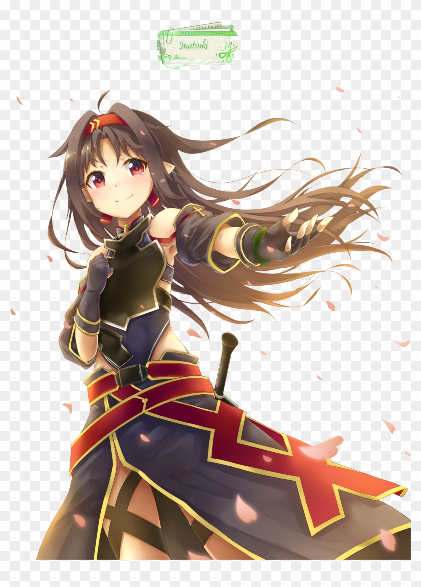 Render Sword Art Online - Yuuki Sao Sleeping Knights Clipart