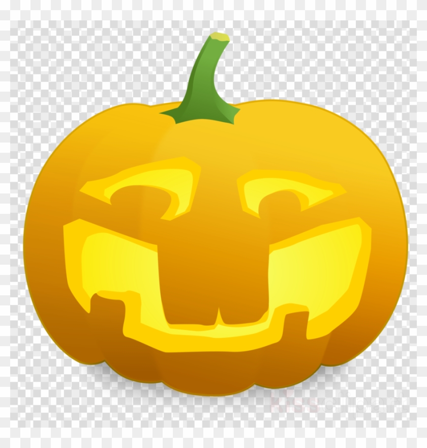 Transparent Jack O Lantern - Transparent Background Cartoon Pumpkin Clipart