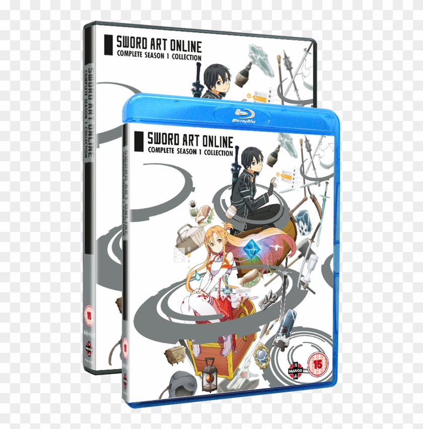 Sword Art Online Complete Season 1 Collection - Sword Art Online Complete Season 1 Collection Blu Ray Clipart #1966294