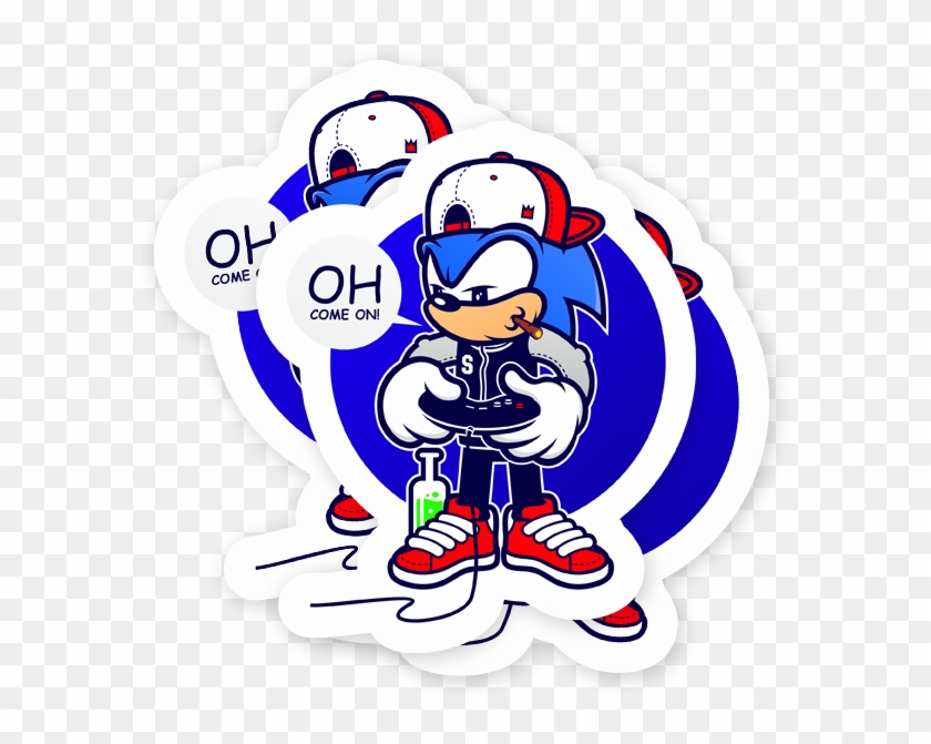 Sonic, Pyramid Head & Zombiebot - Cartoon Clipart #1966325