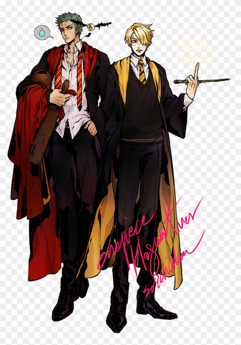 One Piece, Strawhat Pirates, Zoro, Sanji - Zoro Sanji One Piece Clipart #1967204