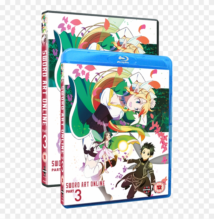 Sword Art Online Part - Sword Art Online Dvd 3 Clipart #1967213