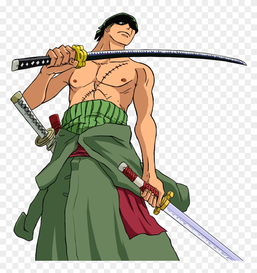 One Piece Zoro Png File - Luffy Zoro One Piece Clipart