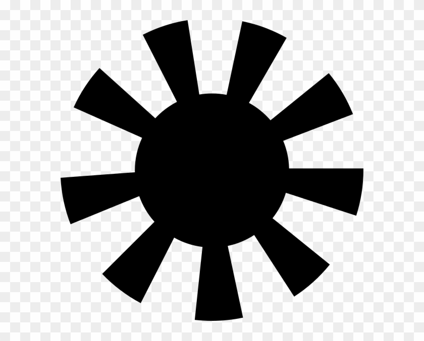 Black Power Symbol - Symbol Black Sun Clipart #1967677