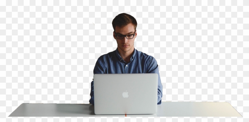 Man Work Laptop Png Clipart