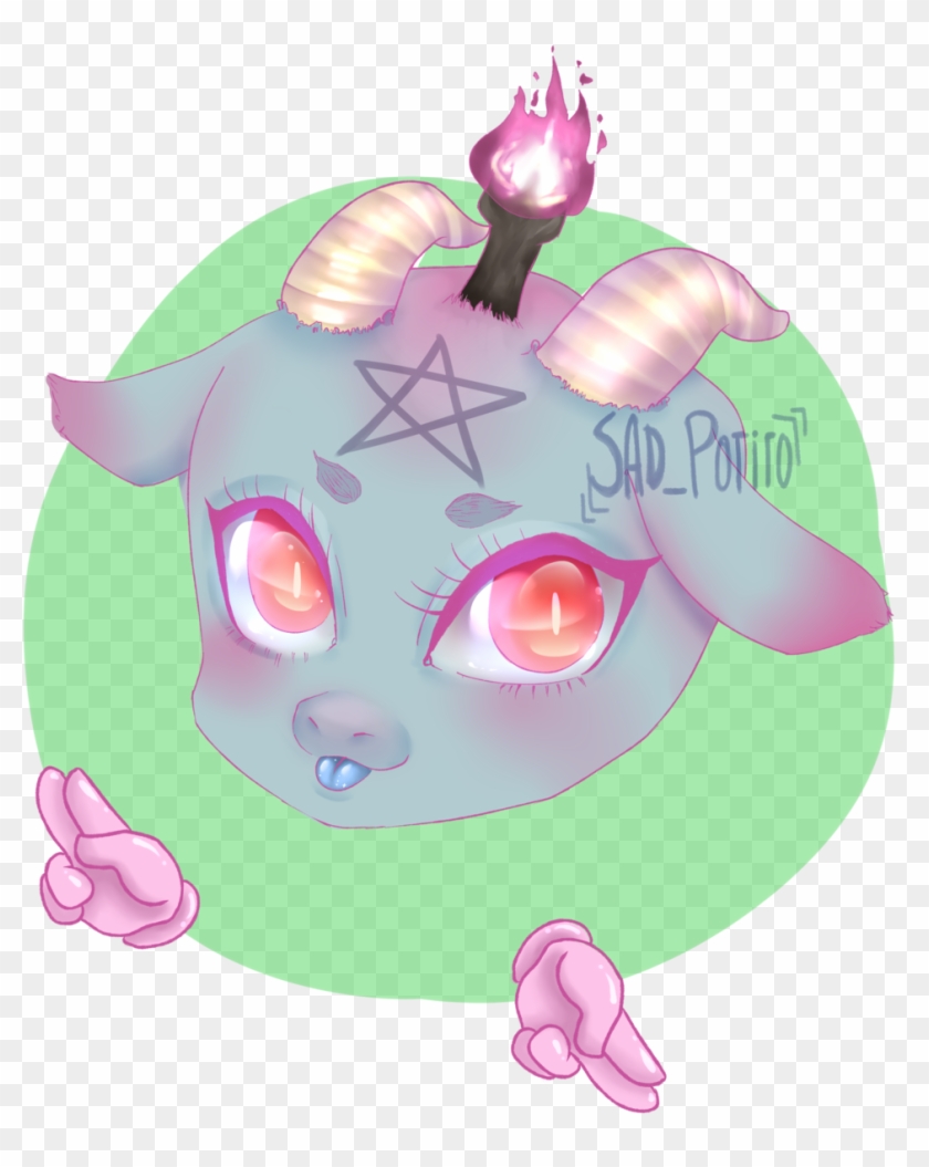 Tumblr Pkpyban U Uawto Png Baby Baphomet Tumblr - Illustration Clipart