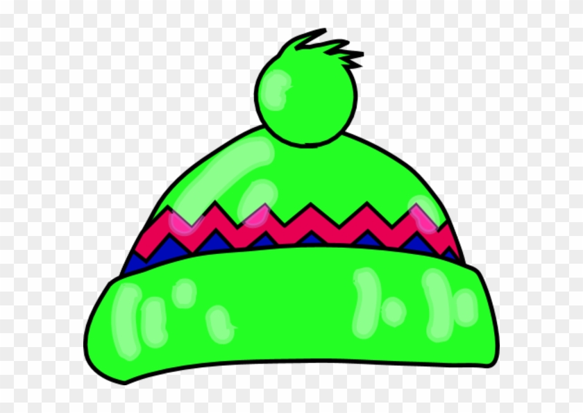 Winter Hat Image - Green Winter Hat Clipart - Png Download