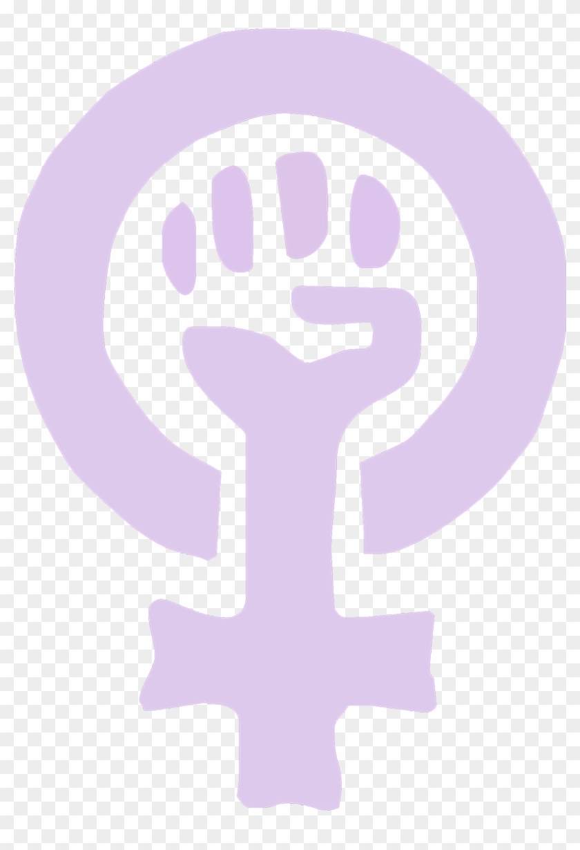 Feminism Transparent Raised Fist - International Women's Day Fist Clipart