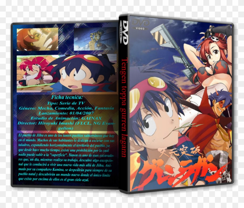 Cover Tengen Toppa Gurren Lagann - Cartoon Clipart