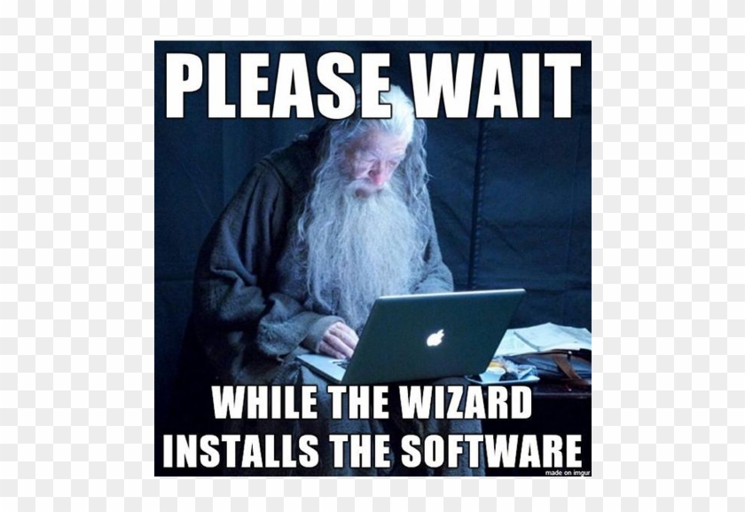 If You Need Some Memes To Brighten Up Your Security - Please Wait While The Wizard Installs The Software Clipart