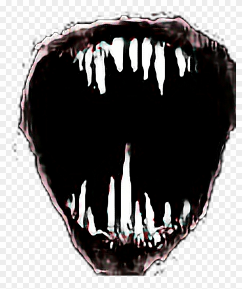 #picsart #sticker #evil #mouth #scary #scarymouth #horror - Evil Mouth Clipart #1968332