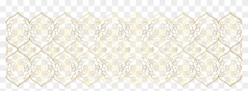 Gold Decorative Boreder Png Clip Art Image - Motif Transparent Png #1968336